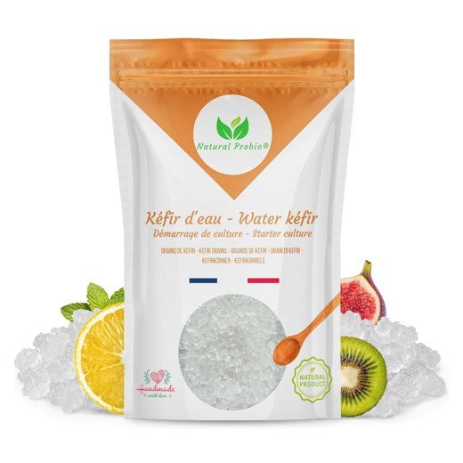 Sachet de grains de kéfir de fruit vivants Natural Probio